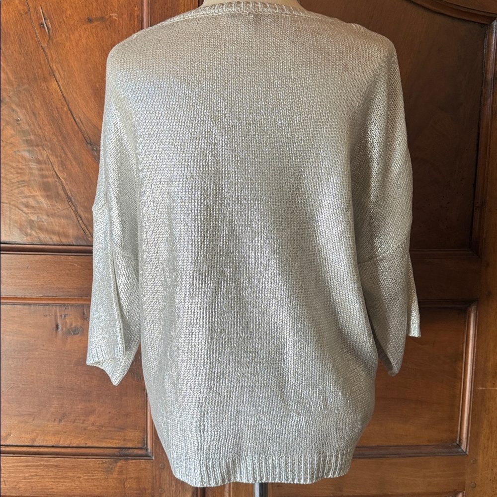 Metallic Silver Sweater - Picture 5 of 10